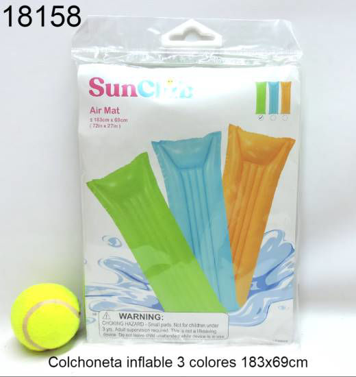 Imagen de COLCHONETA INFLABLE 3 COLORES 183X69CM 12.25